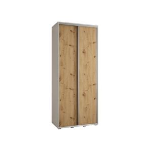 Armoire Davos 1 a portes coulissantes H. 235,2 x L. 100 x P. 60 2 portes