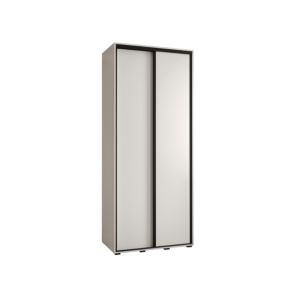 Armoire Davos 1 a portes coulissantes H. 235,2 x L. 100 x P. 60 2 portes