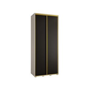 Armoire Davos 1 a portes coulissantes H. 235,2 x L. 100 x P. 60 2 portes