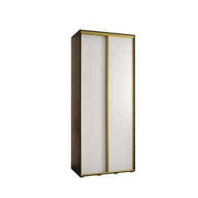 Armoire Davos 1 a portes coulissantes H. 235,2 x L. 100 x P. 60 2 portes