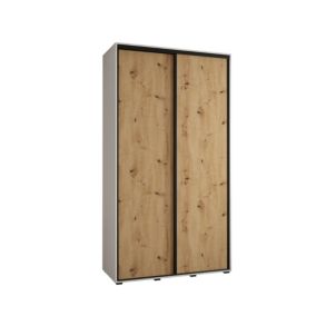 Armoire Davos 1 a portes coulissantes H. 235,2 x L. 130 x P. 45 2 portes