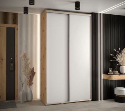Armoire Davos 1 a portes coulissantes H. 235,2 x L. 140 x P. 60 2 portes