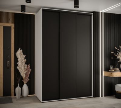 Armoire Davos 1 a portes coulissantes H. 235,2 x L. 150 x P. 45 3 portes
