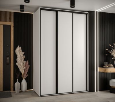 Armoire Davos 1 a portes coulissantes H. 235,2 x L. 150 x P. 60 3 portes