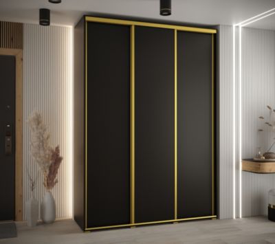 Armoire Davos 1 a portes coulissantes H. 235,2 x L. 180 x P. 60 3 portes