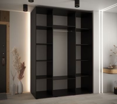 Armoire Davos 1 a portes coulissantes H. 235,2 x L. 180 x P. 60 3 portes