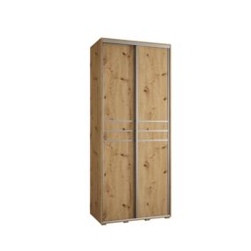 Armoire Davos 10 a portes coulissantes H. 235,2 x L. 100 x P. 45 2 portes