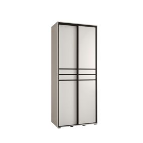 Armoire Davos 10 a portes coulissantes H. 235,2 x L. 100 x P. 45 2 portes