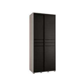 Armoire Davos 10 a portes coulissantes H. 235,2 x L. 100 x P. 45 2 portes