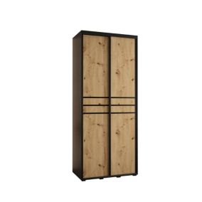 Armoire Davos 10 a portes coulissantes H. 235,2 x L. 100 x P. 60 2 portes