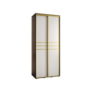 Armoire Davos 10 a portes coulissantes H. 235,2 x L. 110 x P. 60 2 portes