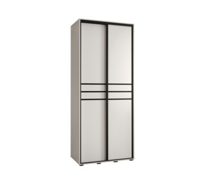 Armoire Davos 10 a portes coulissantes H. 235,2 x L. 120 x P. 60 2 portes