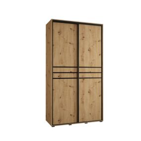 Armoire Davos 10 a portes coulissantes H. 235,2 x L. 130 x P. 45 2 portes