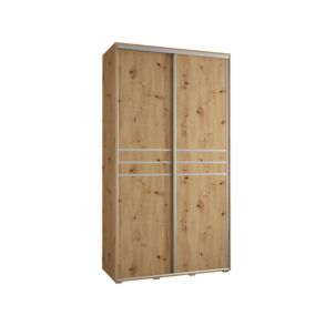 Armoire Davos 10 a portes coulissantes H. 235,2 x L. 130 x P. 45 2 portes