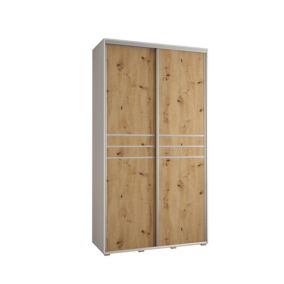 Armoire Davos 10 a portes coulissantes H. 235,2 x L. 130 x P. 45 2 portes