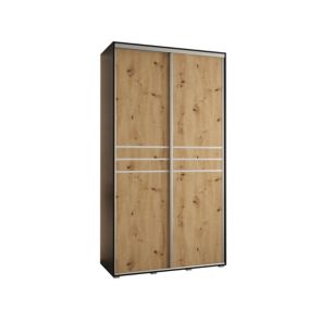 Armoire Davos 10 a portes coulissantes H. 235,2 x L. 130 x P. 45 2 portes