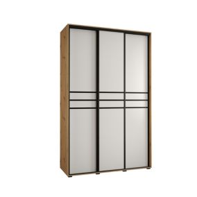 Armoire Davos 10 a portes coulissantes H. 235,2 x L. 150 x P. 45 3 portes