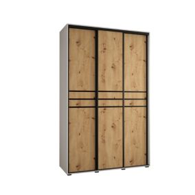 Armoire Davos 10 a portes coulissantes H. 235,2 x L. 150 x P. 45 3 portes