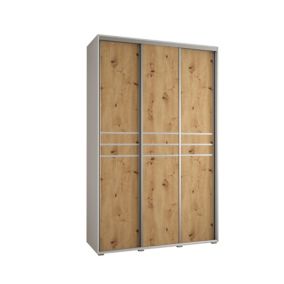 Armoire Davos 10 a portes coulissantes H. 235,2 x L. 150 x P. 45 3 portes