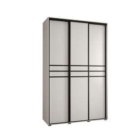 Armoire Davos 10 a portes coulissantes H. 235,2 x L. 150 x P. 45 3 portes