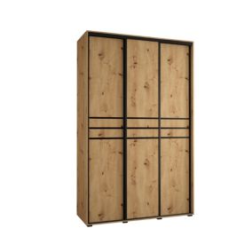 Armoire Davos 10 a portes coulissantes H. 235,2 x L. 150 x P. 60 3 portes