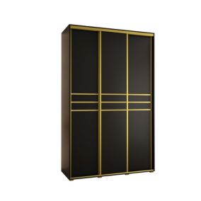 Armoire Davos 10 a portes coulissantes H. 235,2 x L. 160 x P. 45 3 portes