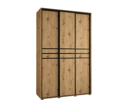 Armoire Davos 10 a portes coulissantes H. 235,2 x L. 160 x P. 60 3 portes