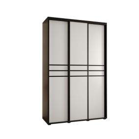 Armoire Davos 10 a portes coulissantes H. 235,2 x L. 160 x P. 60 3 portes