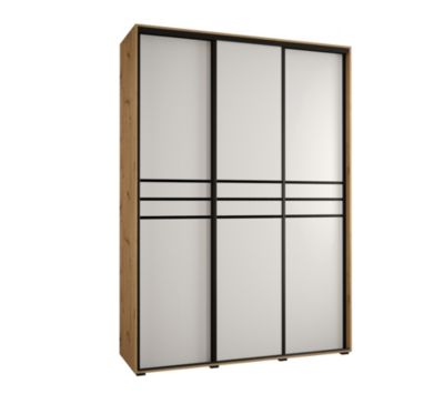 Armoire Davos 10 a portes coulissantes H. 235,2 x L. 170 x P. 45 3 portes