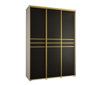 Armoire Davos 10 a portes coulissantes H. 235,2 x L. 170 x P. 45 3 portes