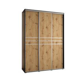 Armoire Davos 10 a portes coulissantes H. 235,2 x L. 170 x P. 60 3 portes