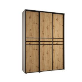 Armoire Davos 10 a portes coulissantes H. 235,2 x L. 180 x P. 45 3 portes