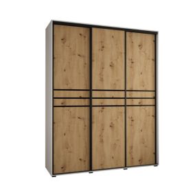 Armoire Davos 10 a portes coulissantes H. 235,2 x L. 190 x P. 45 3 portes