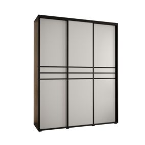 Armoire Davos 10 a portes coulissantes H. 235,2 x L. 190 x P. 45 3 portes