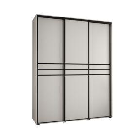 Armoire Davos 10 a portes coulissantes H. 235,2 x L. 190 x P. 60 3 portes