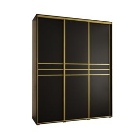 Armoire Davos 10 a portes coulissantes H. 235,2 x L. 200 x P. 45 3 portes