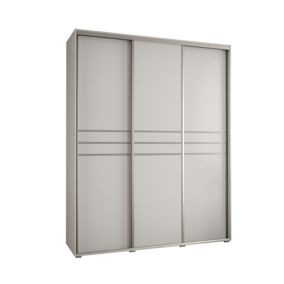 Armoire Davos 10 a portes coulissantes H. 235,2 x L. 200 x P. 60 3 portes