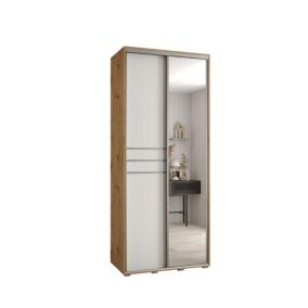 Armoire Davos 11 a portes coulissantes H. 235,2 x L. 100 x P. 45 2 portes