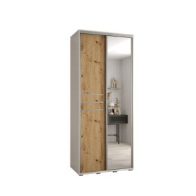 Armoire Davos 11 a portes coulissantes H. 235,2 x L. 100 x P. 45 2 portes