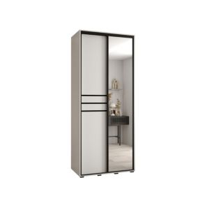 Armoire Davos 11 a portes coulissantes H. 235,2 x L. 100 x P. 45 2 portes