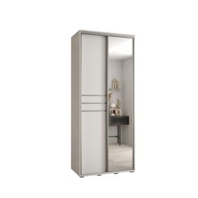 Armoire Davos 11 a portes coulissantes H. 235,2 x L. 100 x P. 60 2 portes