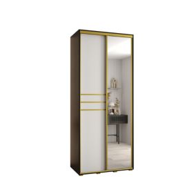 Armoire Davos 11 a portes coulissantes H. 235,2 x L. 100 x P. 60 2 portes