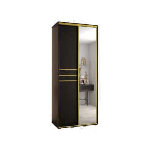 Armoire Davos 11 a portes coulissantes H. 235,2 x L. 100 x P. 60 2 portes