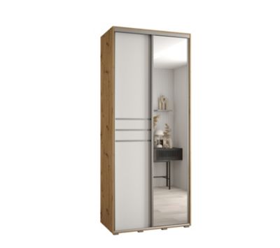Armoire Davos 11 a portes coulissantes H. 235,2 x L. 120 x P. 45 2 portes