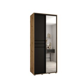 Armoire Davos 11 a portes coulissantes H. 235,2 x L. 120 x P. 45 2 portes