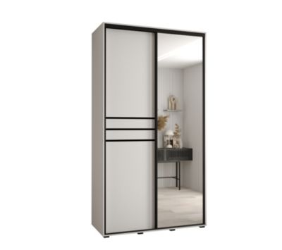 Armoire Davos 11 a portes coulissantes H. 235,2 x L. 130 x P. 45 2 portes