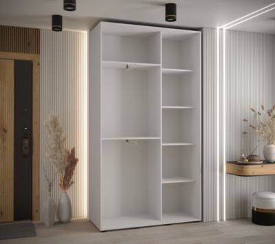Armoire Davos 11 a portes coulissantes H. 235,2 x L. 130 x P. 45 2 portes