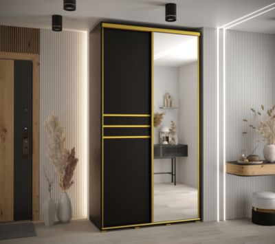 Armoire Davos 11 a portes coulissantes H. 235,2 x L. 130 x P. 45 2 portes