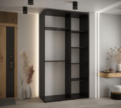 Armoire Davos 11 a portes coulissantes H. 235,2 x L. 130 x P. 45 2 portes