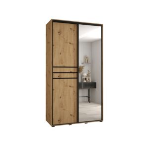 Armoire Davos 11 a portes coulissantes H. 235,2 x L. 130 x P. 60 2 portes